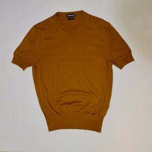 Tom Ford Men's Tan Crewneck Sweater